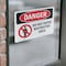 Signmission Do Not Enter Restricted Area Danger Sign, Vinyl Decal, 7in W x 5in L, 2PK OS-2PACK-DS-D-57-L-1134 - alternate 4